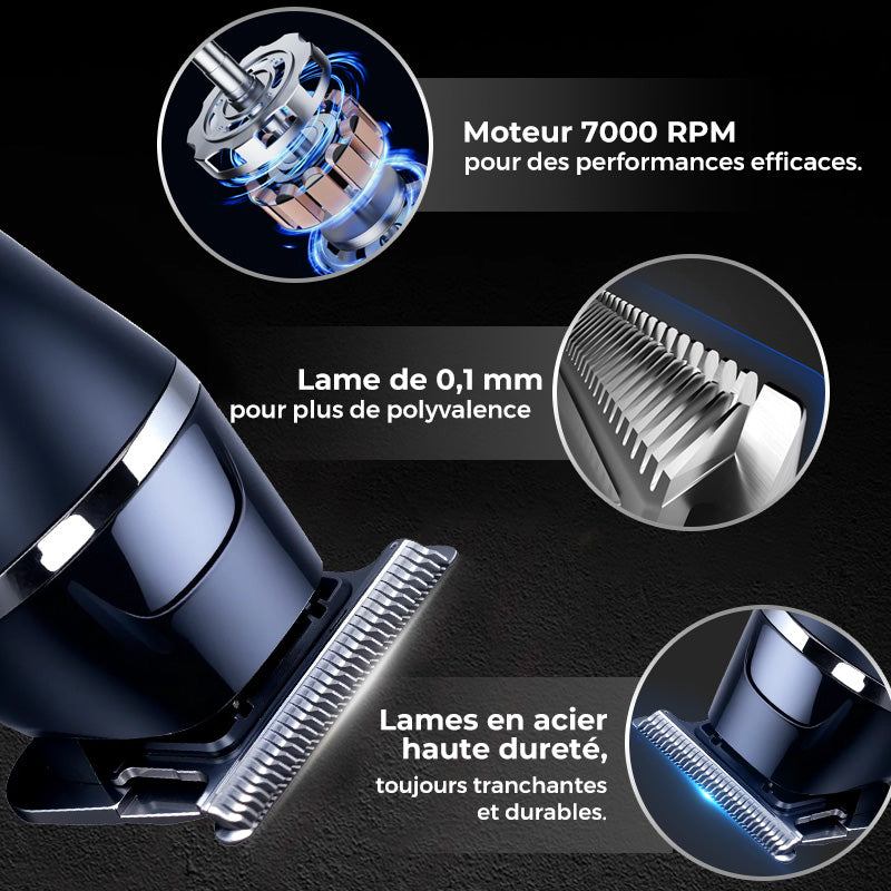 🔥Vente rapide - 49% DE RÉDUCTION💕Set de Tondeuse à Cheveux Professionnelle pour Homme