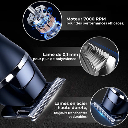 🔥Vente rapide - 49% DE RÉDUCTION💕Set de Tondeuse à Cheveux Professionnelle pour Homme