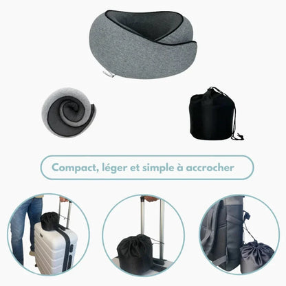 Oreiller de voyage Ergo+ - Épouse la nuque, libère les tensions
