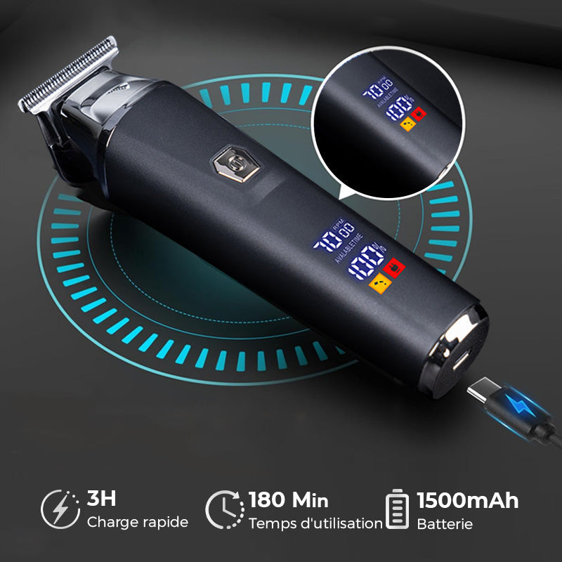 🔥Vente rapide - 49% DE RÉDUCTION💕Set de Tondeuse à Cheveux Professionnelle pour Homme