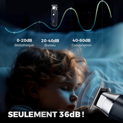 🔥Vente rapide - 49% DE RÉDUCTION💕Set de Tondeuse à Cheveux Professionnelle pour Homme