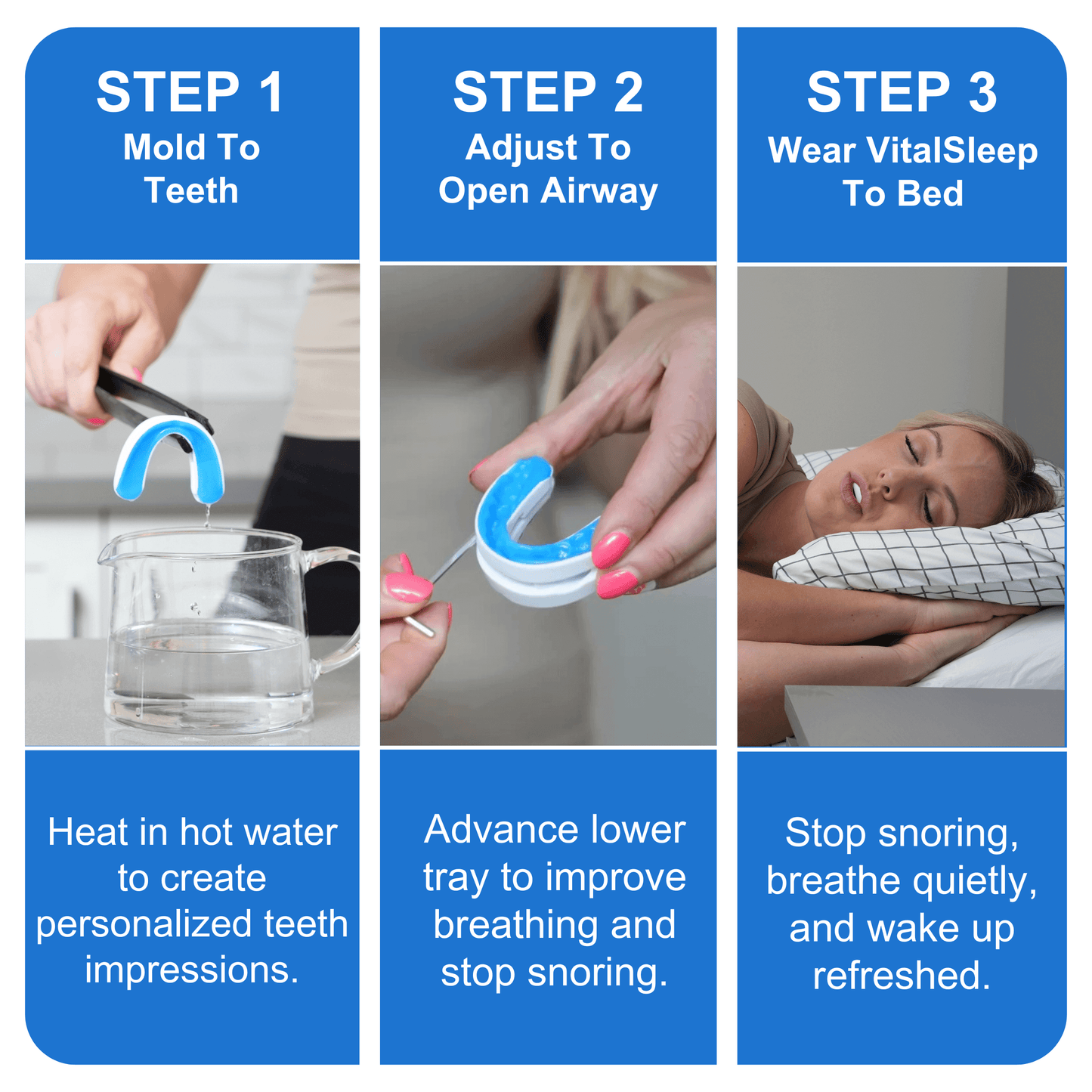 Embout buccal anti-ronflement VitalSleep - Prix réduit