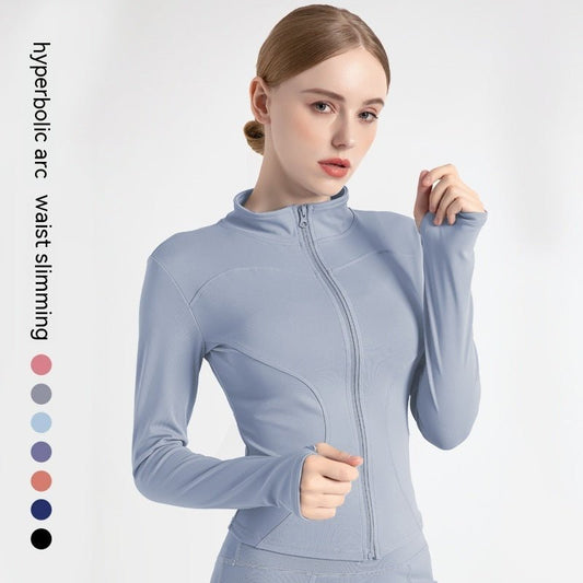 VESTE DE SPORT À MANCHES LONGUES SANS COUTURE