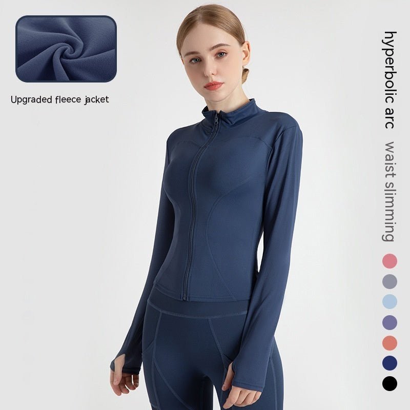 VESTE DE SPORT À MANCHES LONGUES SANS COUTURE