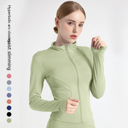 VESTE DE SPORT À MANCHES LONGUES SANS COUTURE