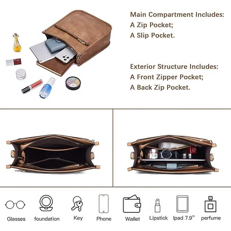 Sacs à Bandoulière Colorée en Cuir