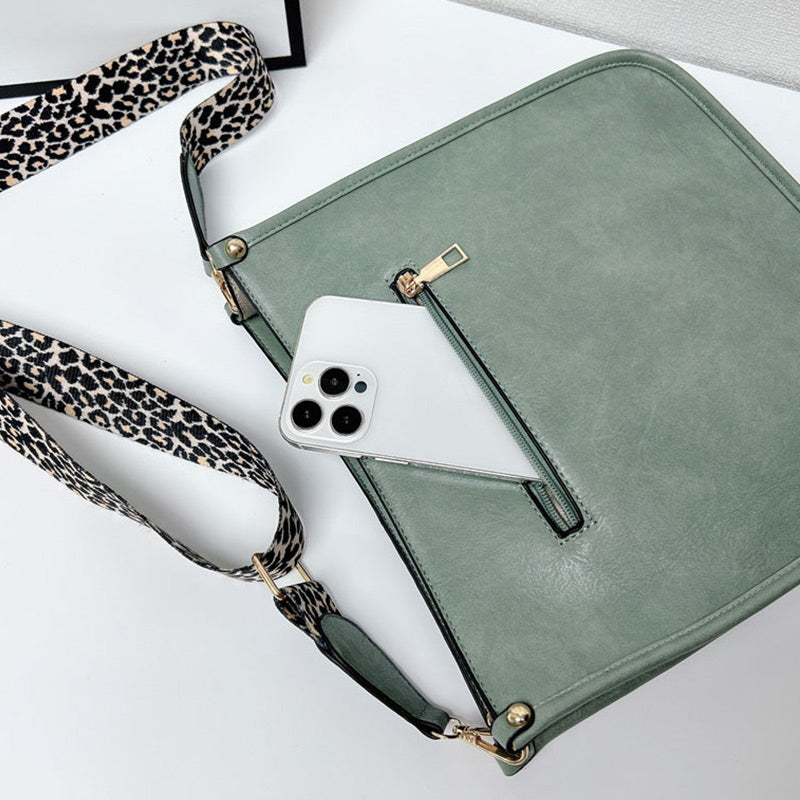 Sacs à Bandoulière Colorée en Cuir