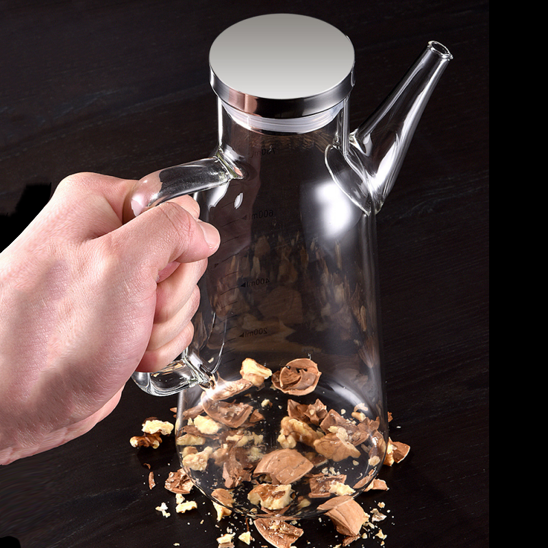 🔥Bouteille Distributeur d'Huile avec Bec Verseur Anti-Gouttes