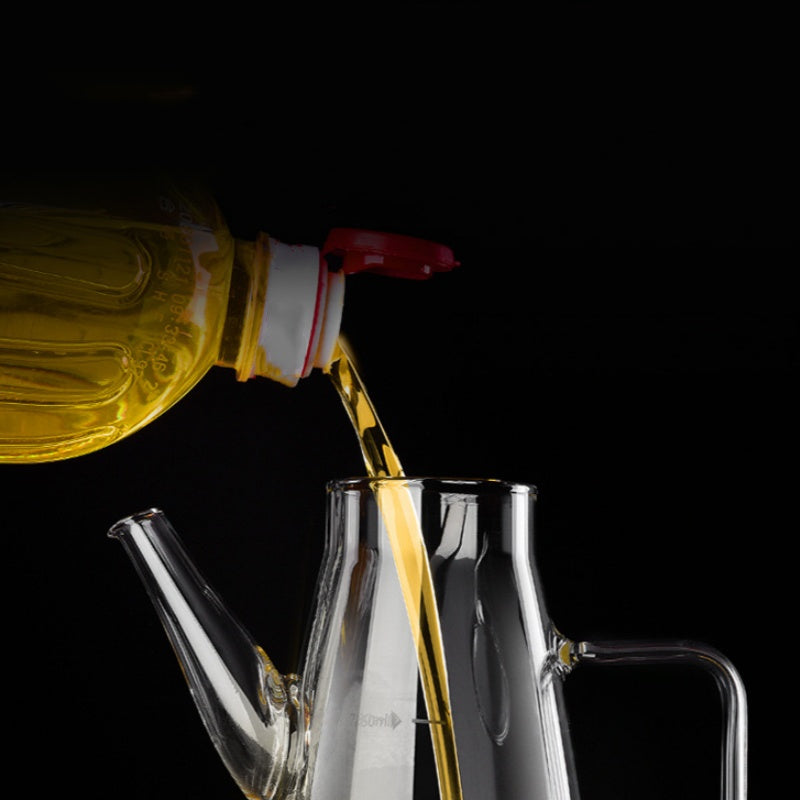 🔥Bouteille Distributeur d'Huile avec Bec Verseur Anti-Gouttes