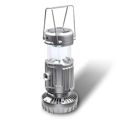 Lampe solaire d'aventure et ventilateur portable 2 en 1