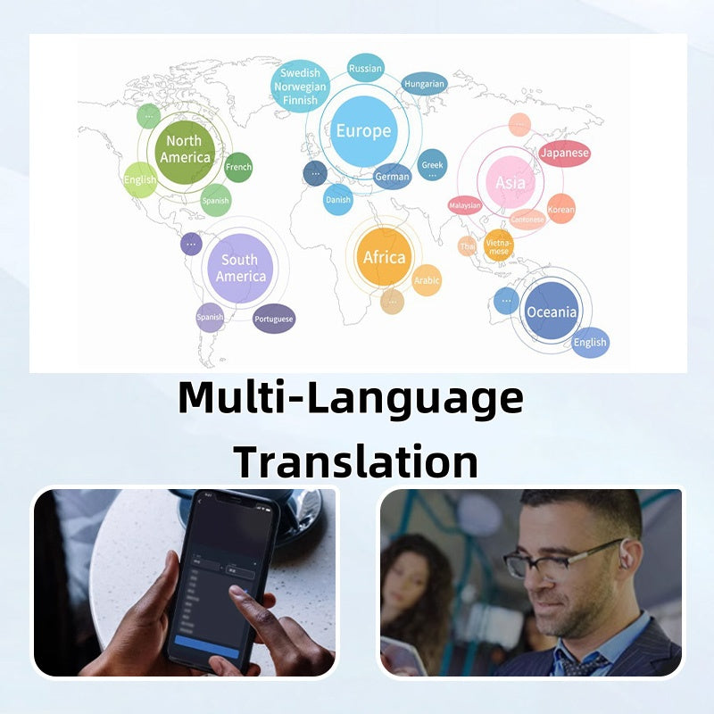 🎧 Écouteurs Intelligents Bluetooth à Clip avec Traduction