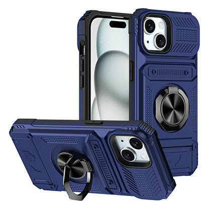 Coque iphone avec porte - cartes et porte - bagues