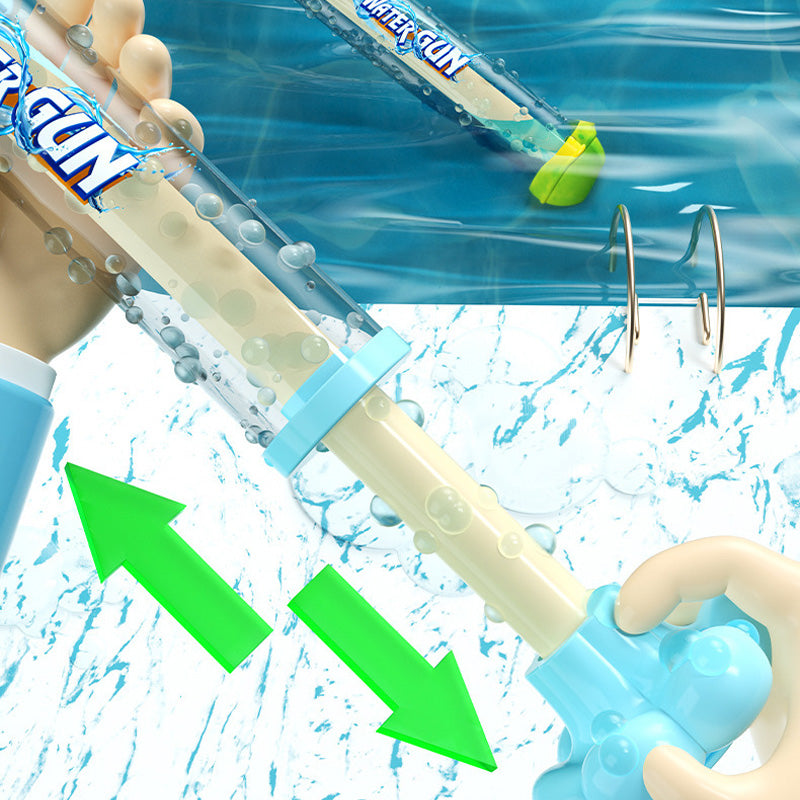 Jouet à jet d'eau amusant de type poussoir avec effets de feux d'artifice