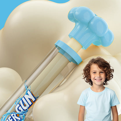 Jouet à jet d'eau amusant de type poussoir avec effets de feux d'artifice