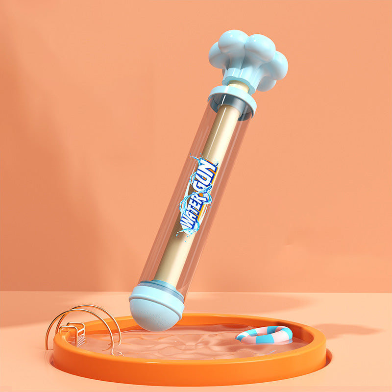 Jouet à jet d'eau amusant de type poussoir avec effets de feux d'artifice