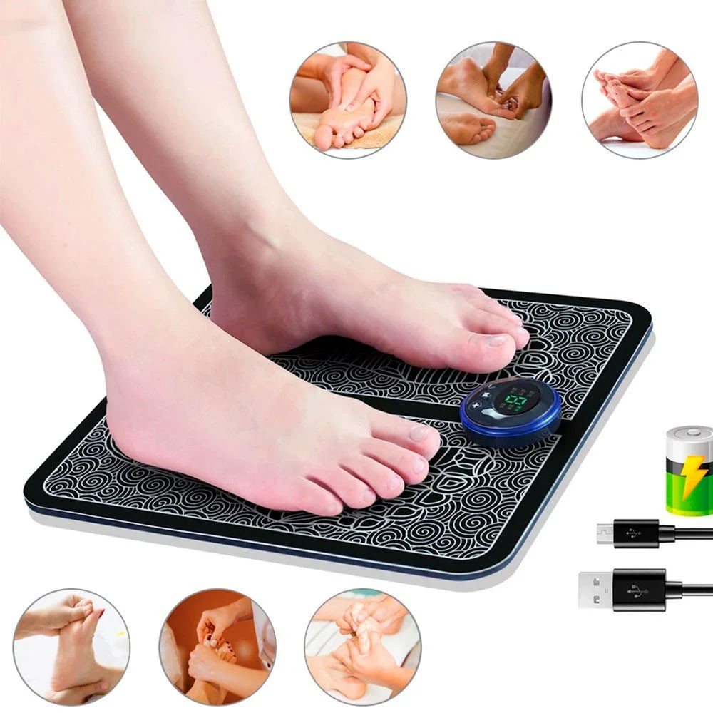 Tapis de massage - Électrostimulation des pieds